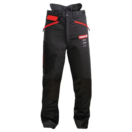 WAIPOUA Protective Trousers - Black/Red